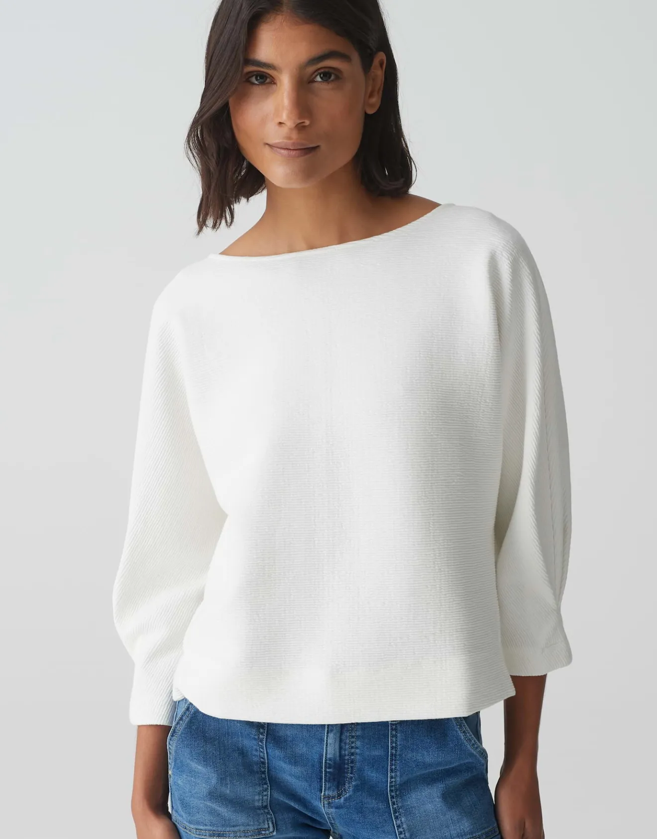 Cheap Sweater GENZI Batwing Fit mit Struktur Sweat