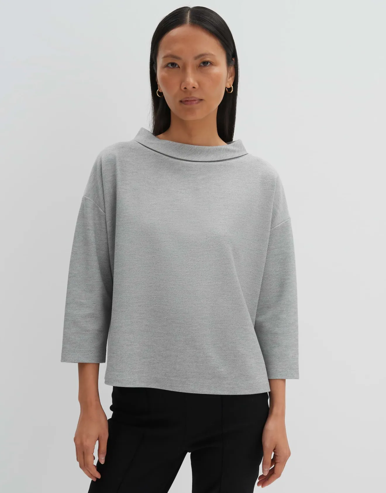 Discount Sweater ULUNA Loose aus Viskose Twill Sweat