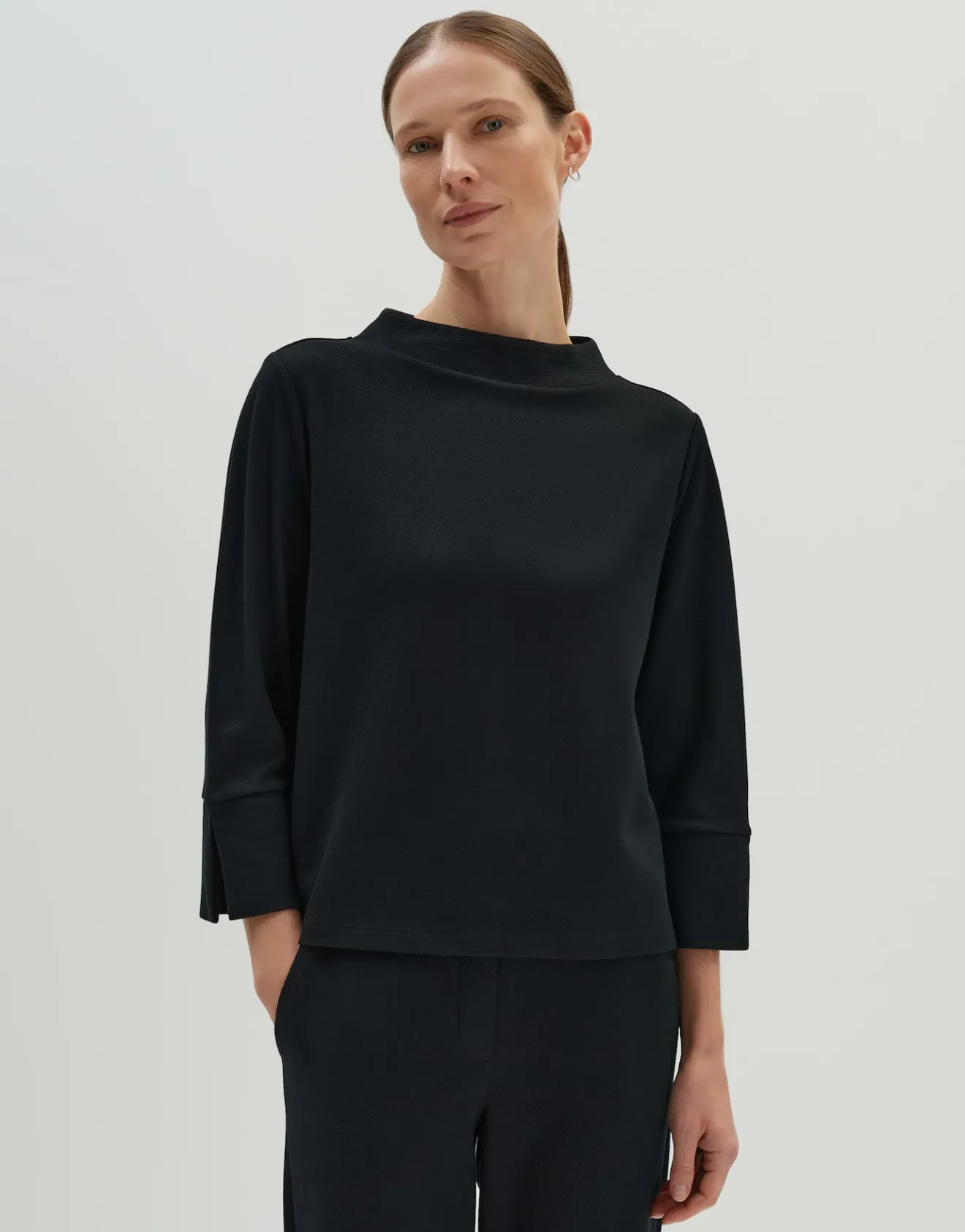 Discount Sweatshirt UBERTAH Loose aus Twill Jersey Sweat
