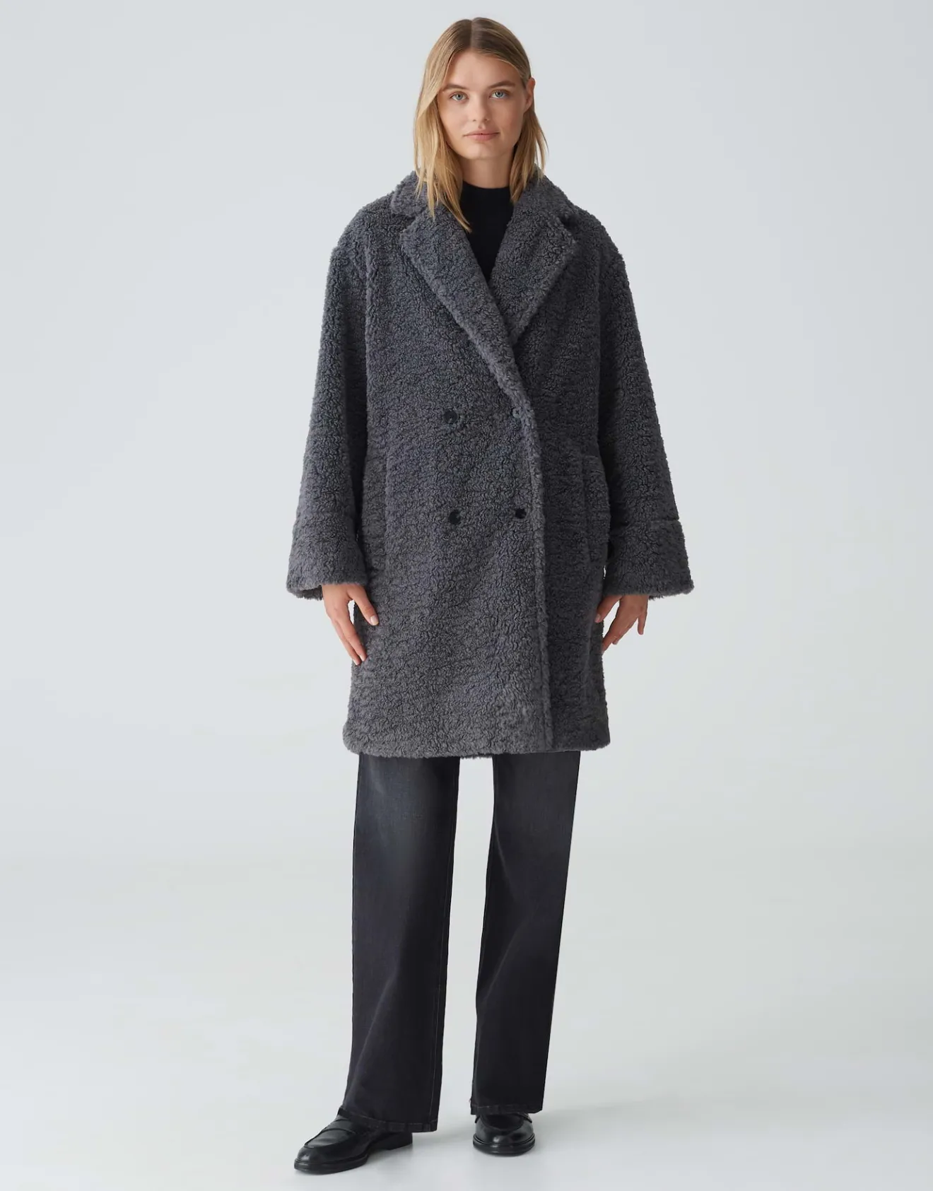 Online Teddymantel HONISE Loose im Oversize Look Jacken & Mäntel