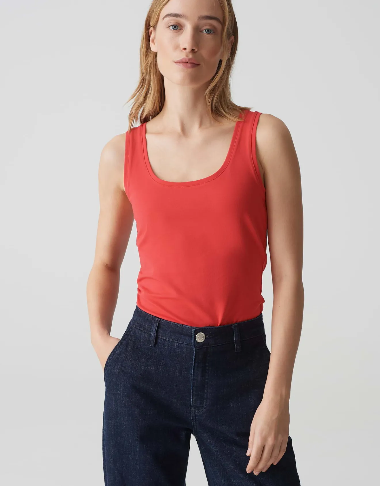 Cheap Trägertop IMILIA Slim aus BCI Cotton Mix Basics | Shirts