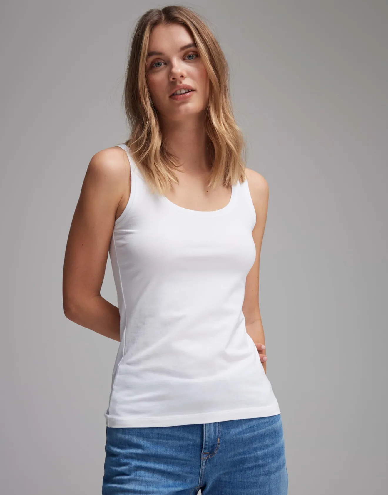 Online Trägertop IMILIA Slim aus BCI Cotton Mix Basics | Shirts