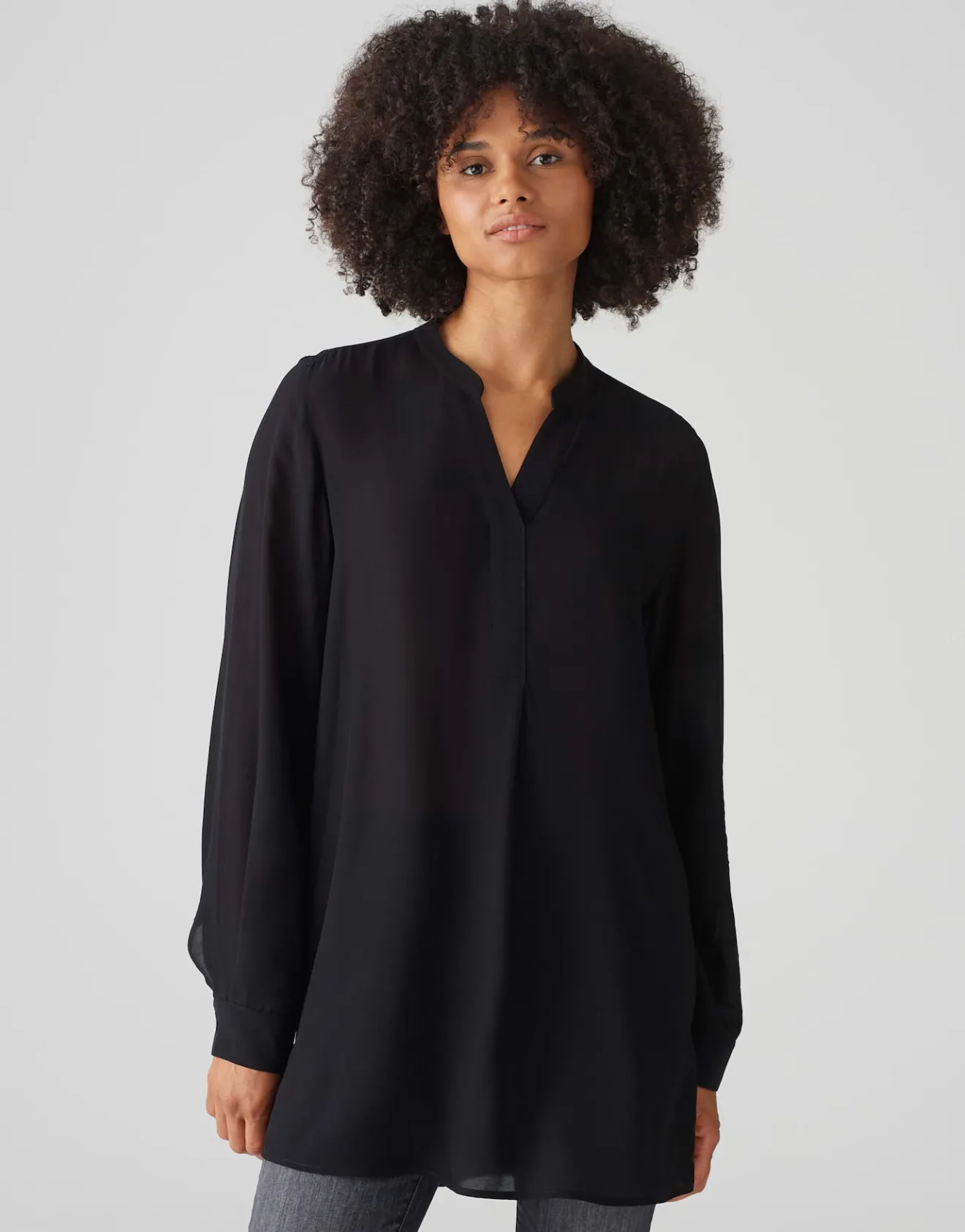 Discount Tunikabluse FACURA Loose aus Viskose Blusen