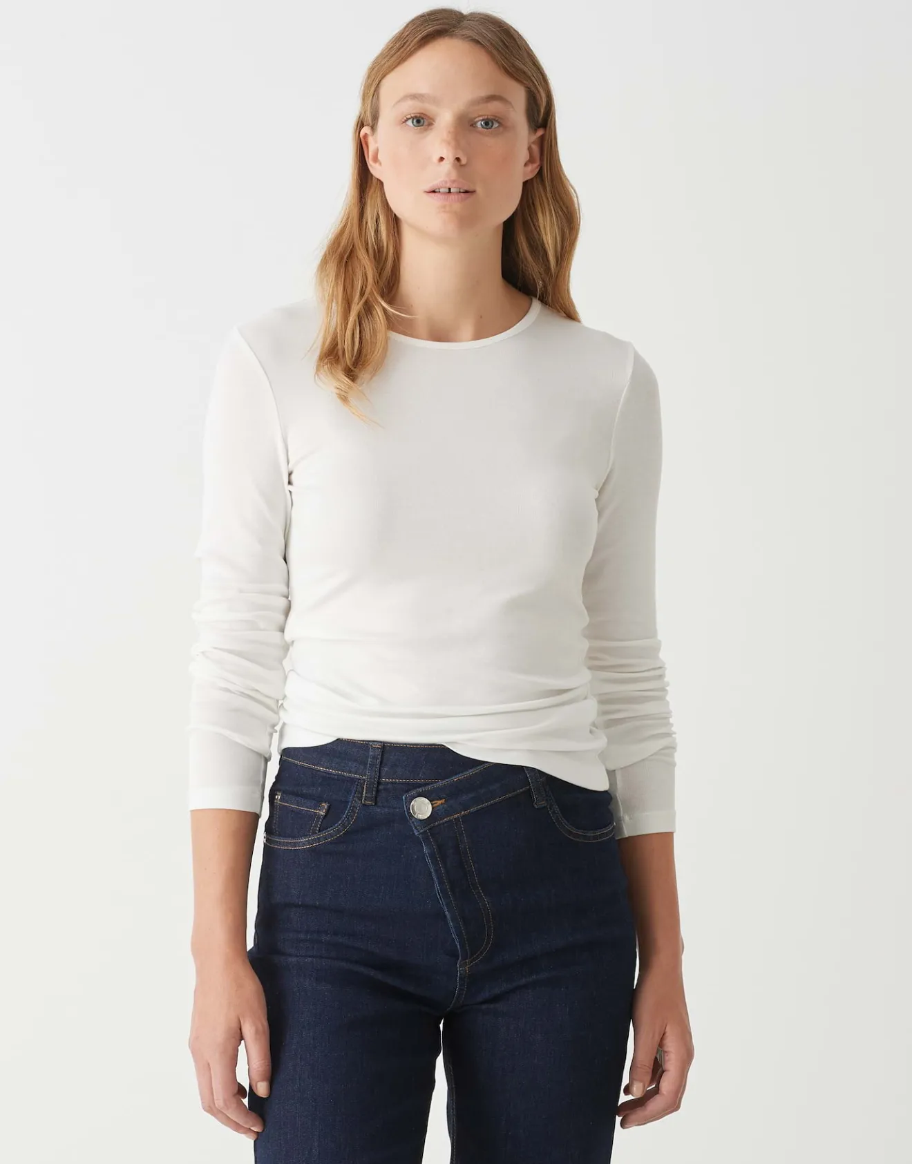 Outlet Ultraweiches Basicshirt SOGETI Slim aus Tencel Mix Shirts
