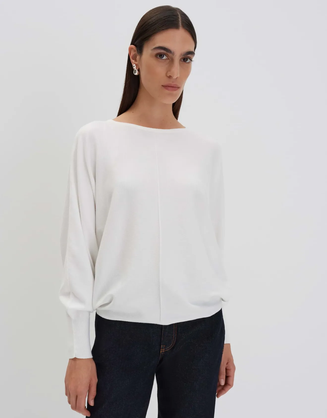 Discount Weicher Strickpullover TALIYA LINE Loose Strick