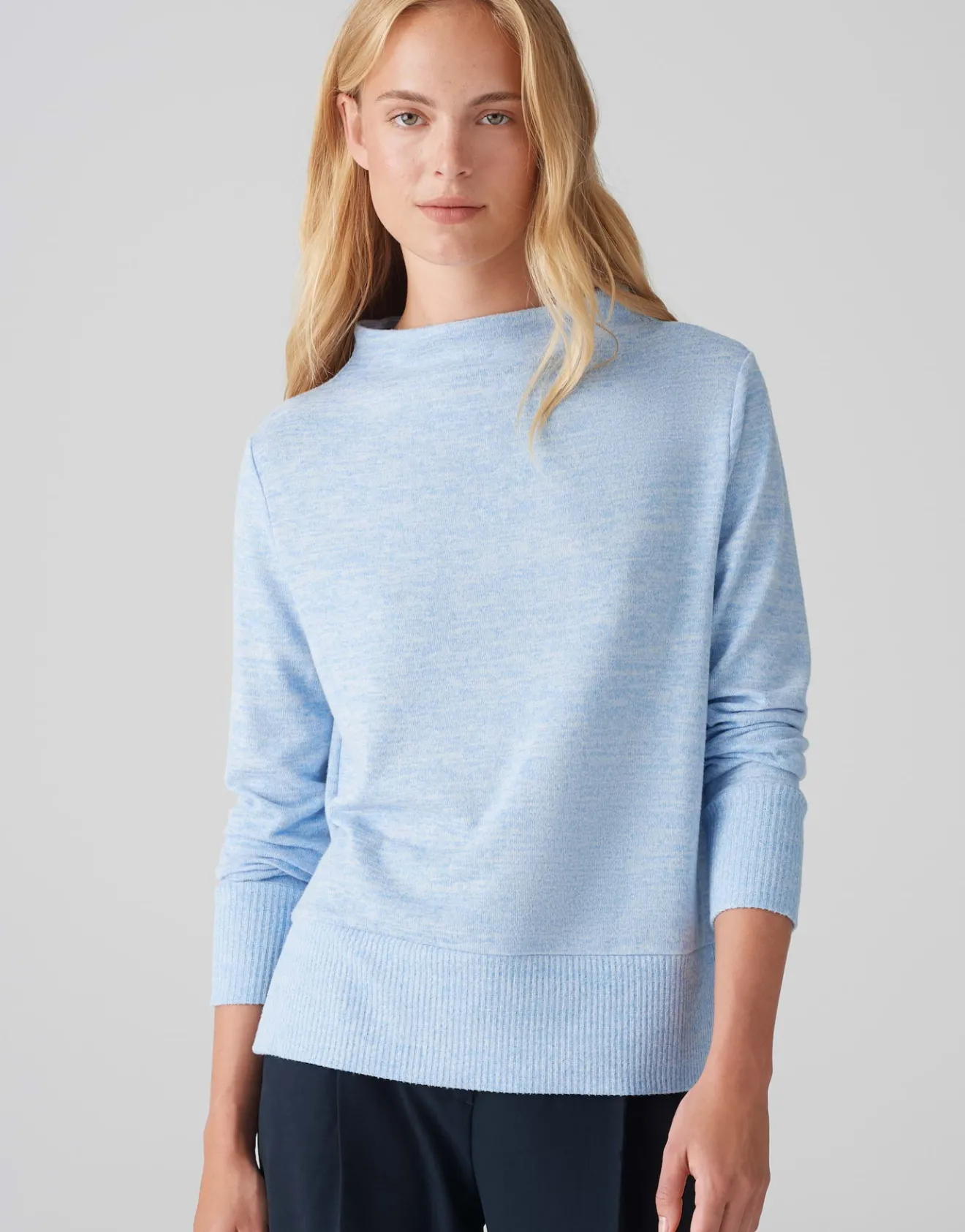 Flash Sale Weiches Jerseyshirt SOMELANA Regular in Feinstrick Optik Shirts
