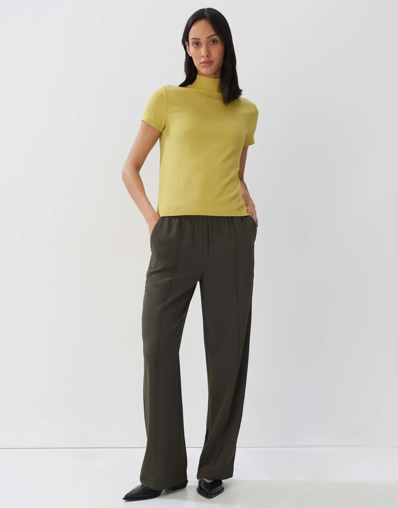 New Weiches Rippshirt KARLUSIA Slim aus Modal Mix Shirts