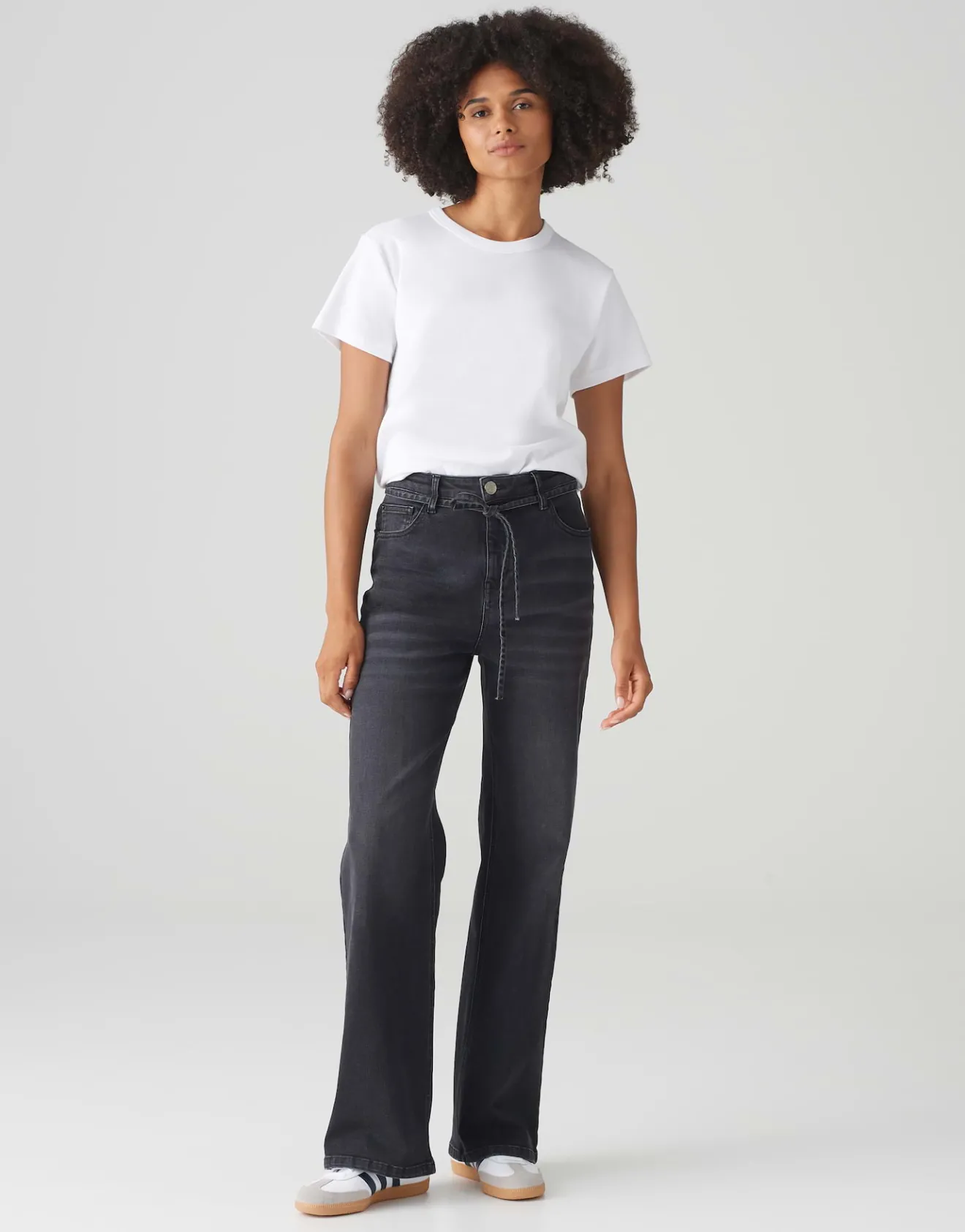 Best Wide Leg Jeans MARLI BELT High Rise mit Stretch-Anteil Jeans