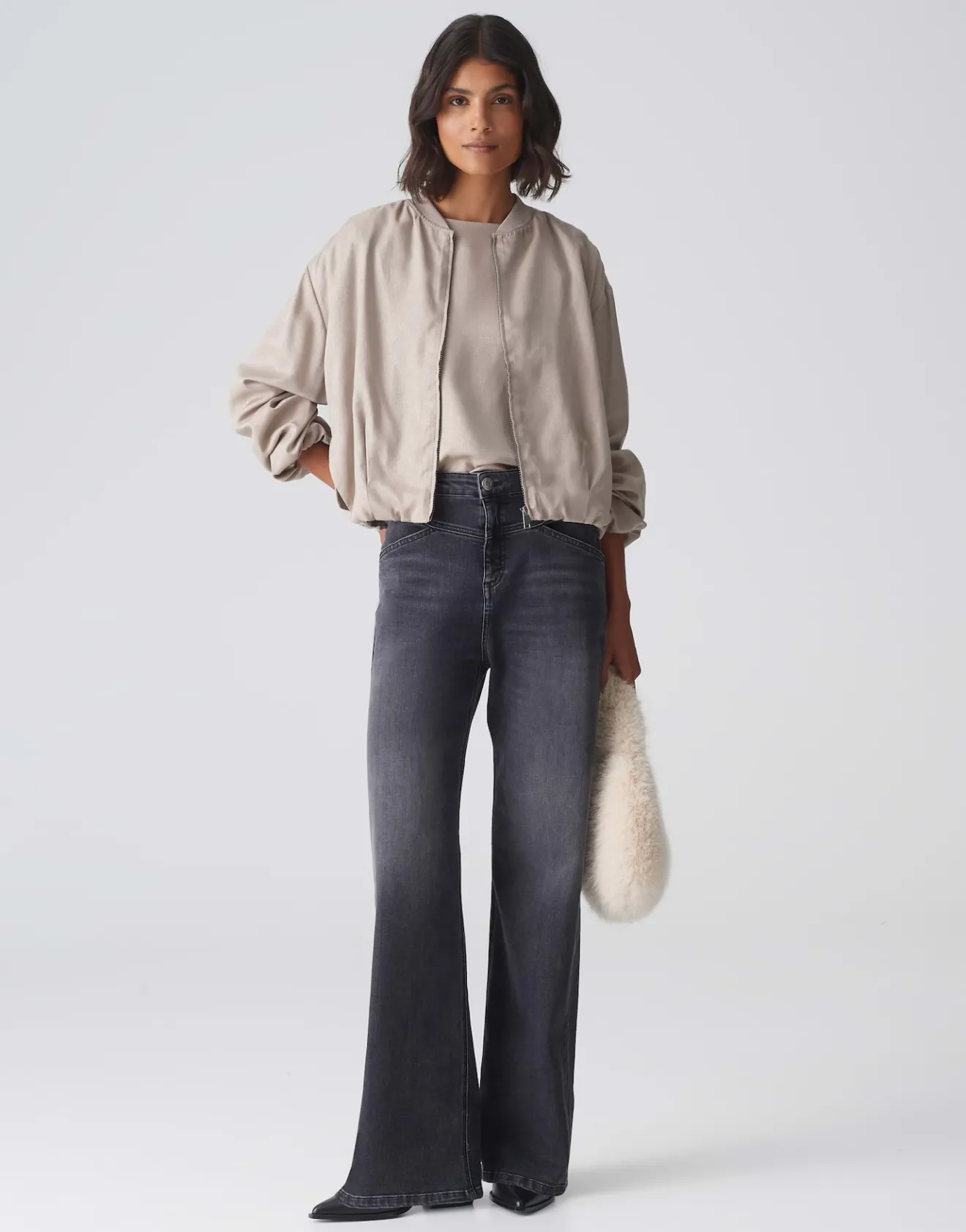 Cheap Wide Leg Jeans MARLI CLASSY High Rise mit hohem Stretch-Anteil Jeans