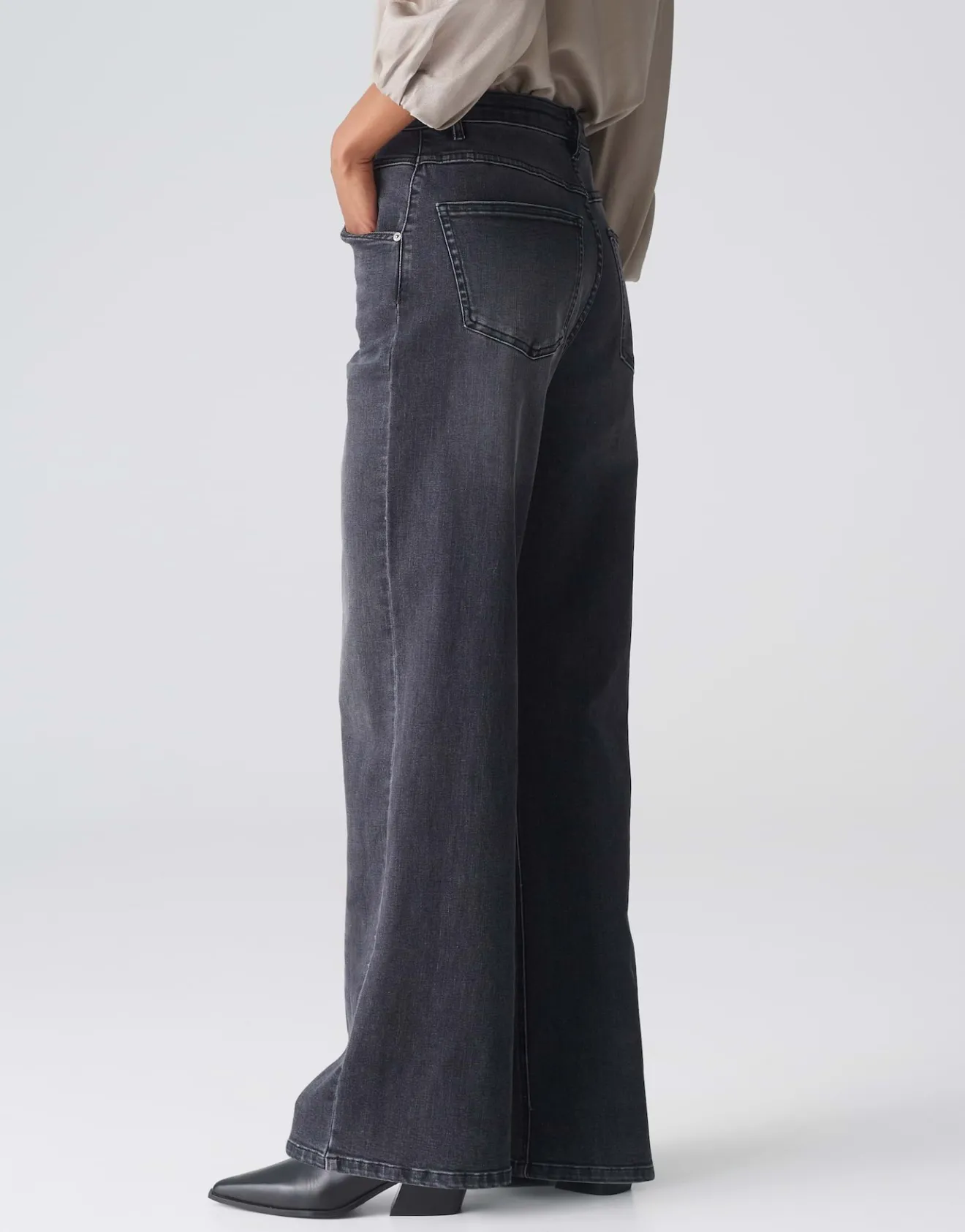 Cheap Wide Leg Jeans MARLI CLASSY High Rise mit hohem Stretch-Anteil Jeans