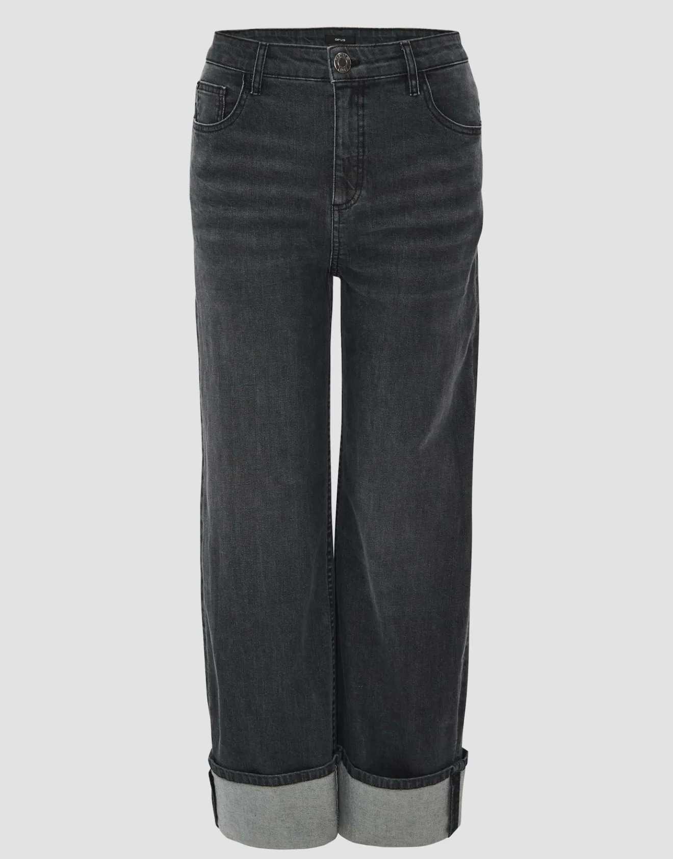 Store Wide Leg Jeans MARLI TURN UP High Rise aus Spanish Cotton Mix Jeans