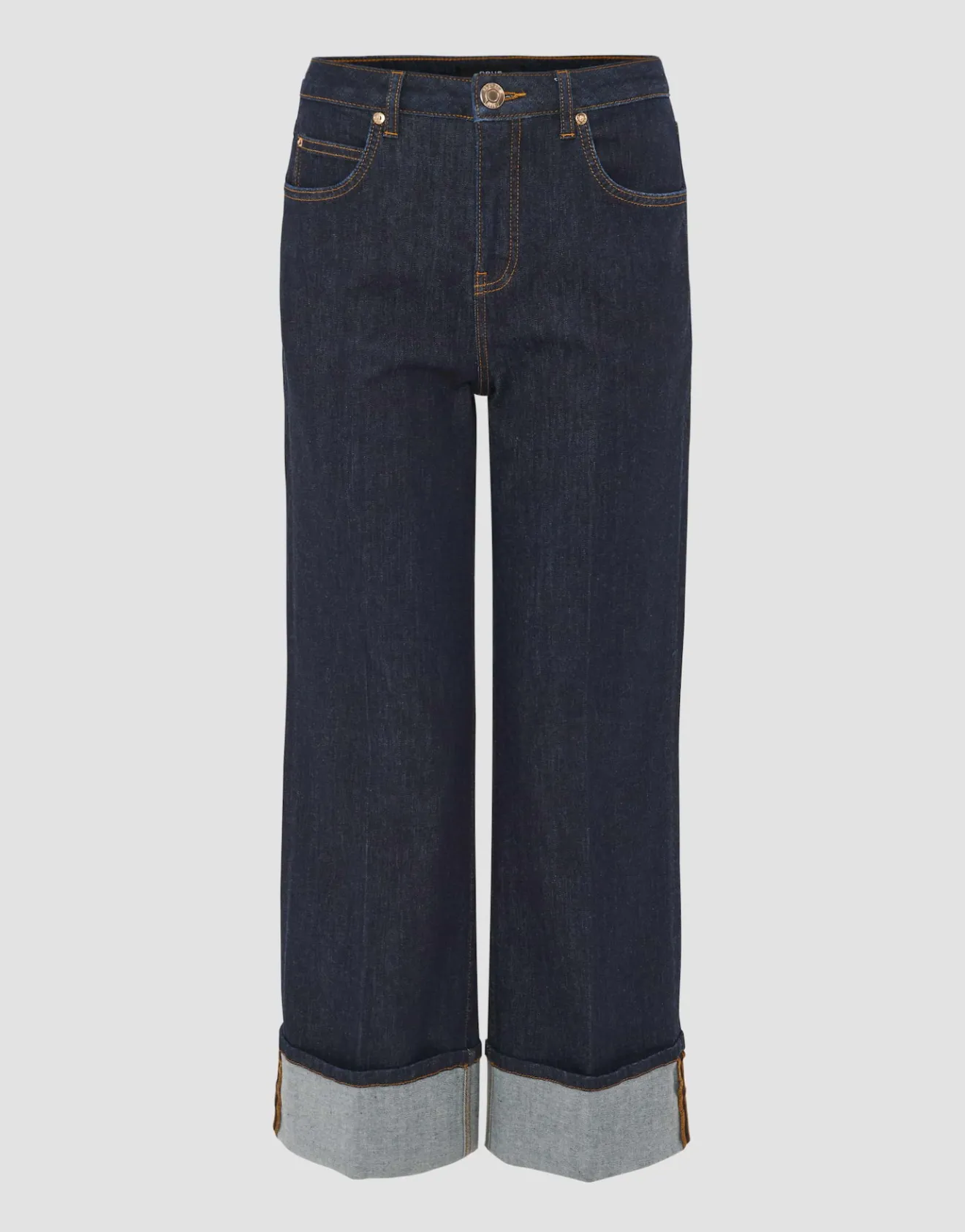 Flash Sale Wide Leg Jeans MIPO Mid Rise aus stretchigem Baumwoll Mix Jeans