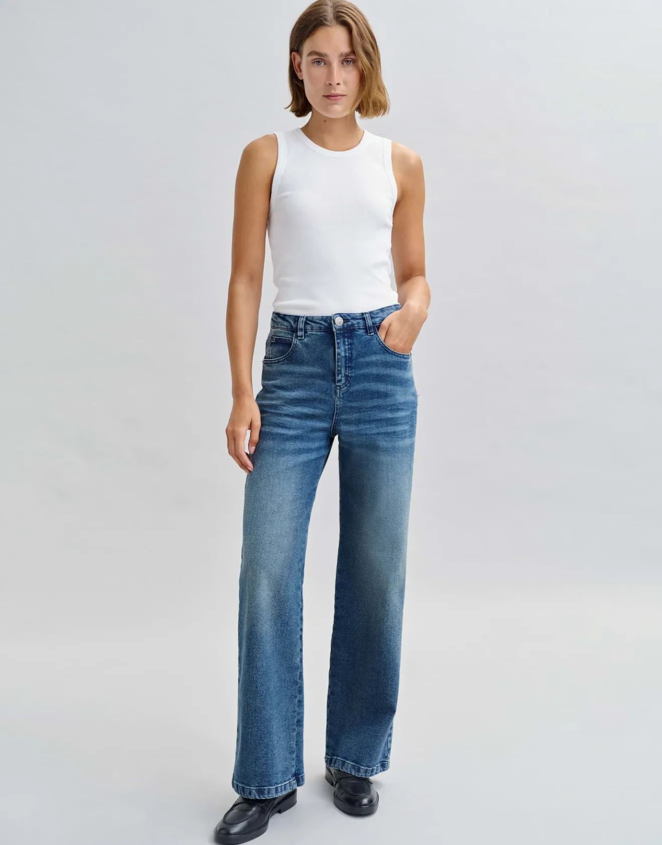 Cheap Wide Leg Jeans MIVY High Rise mit Stretch-Anteil Jeans