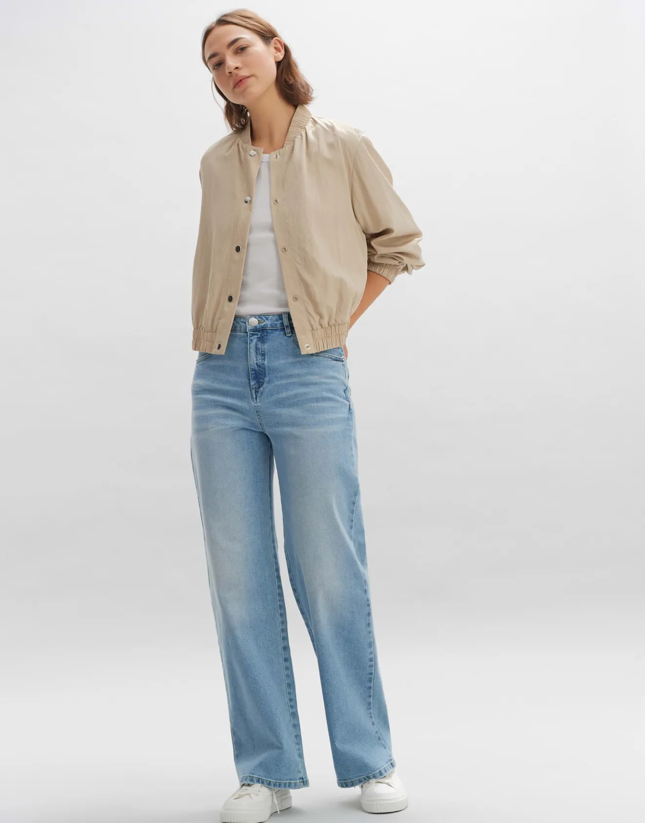 Outlet Wide Leg Jeans MIVY High Rise mit Stretch-Anteil Jeans