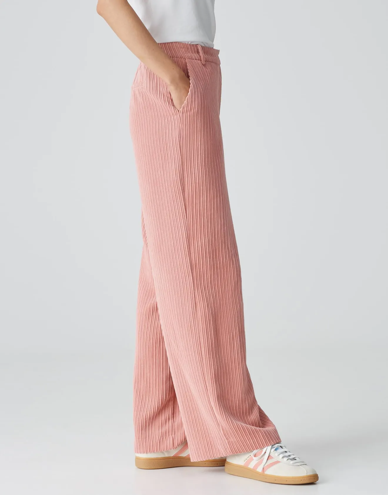 Outlet Wide Leg Pants MARNIA aus weichem Cord Hosen