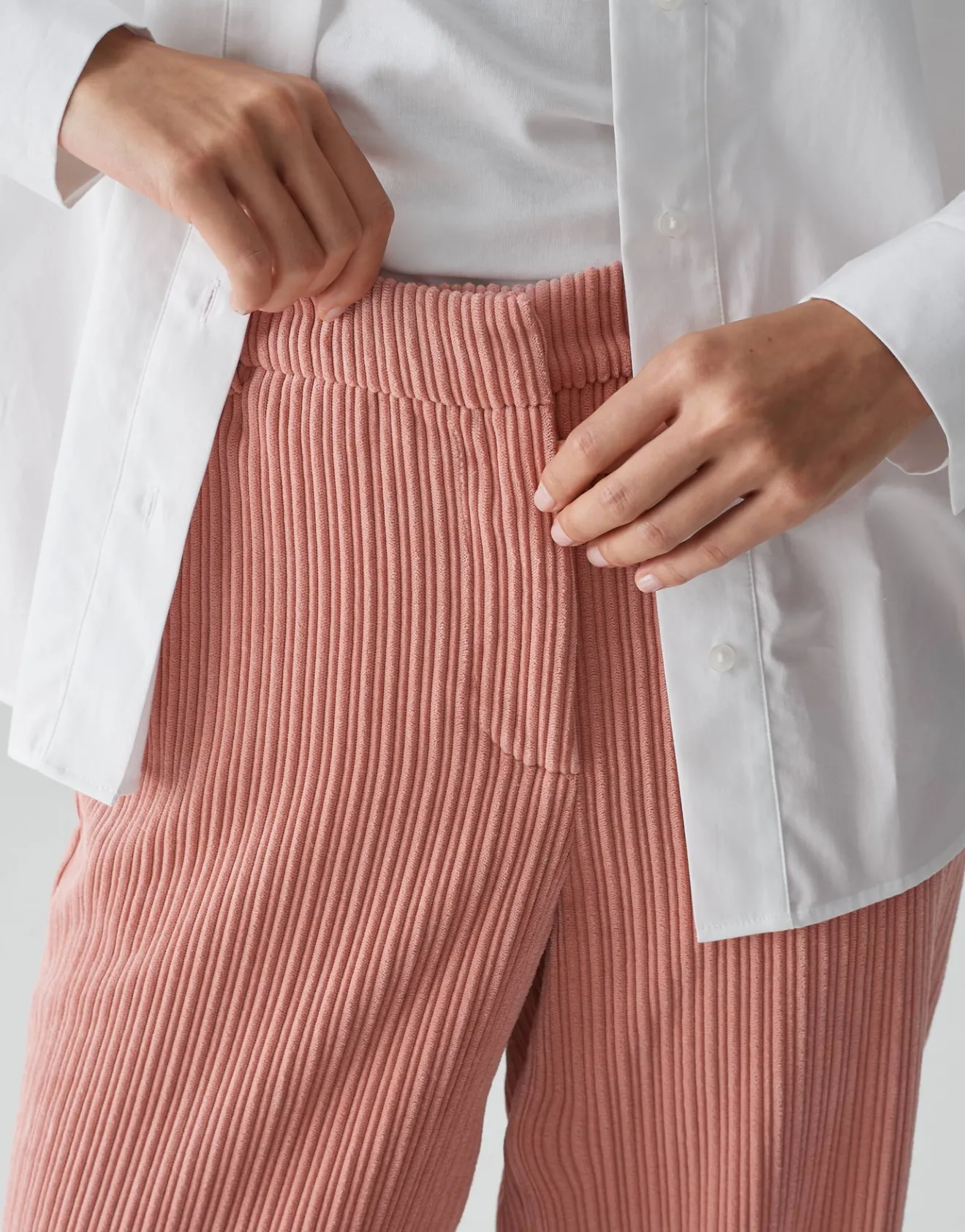 Outlet Wide Leg Pants MARNIA aus weichem Cord Hosen
