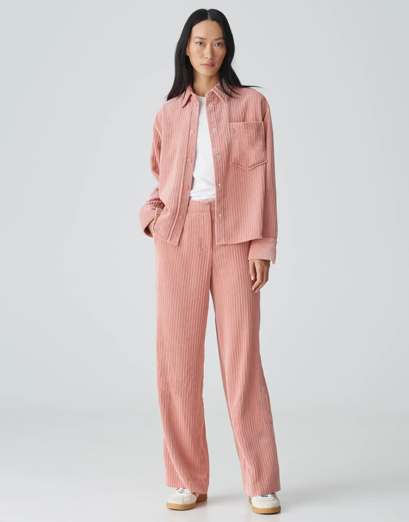 Outlet Wide Leg Pants MARNIA aus weichem Cord Hosen
