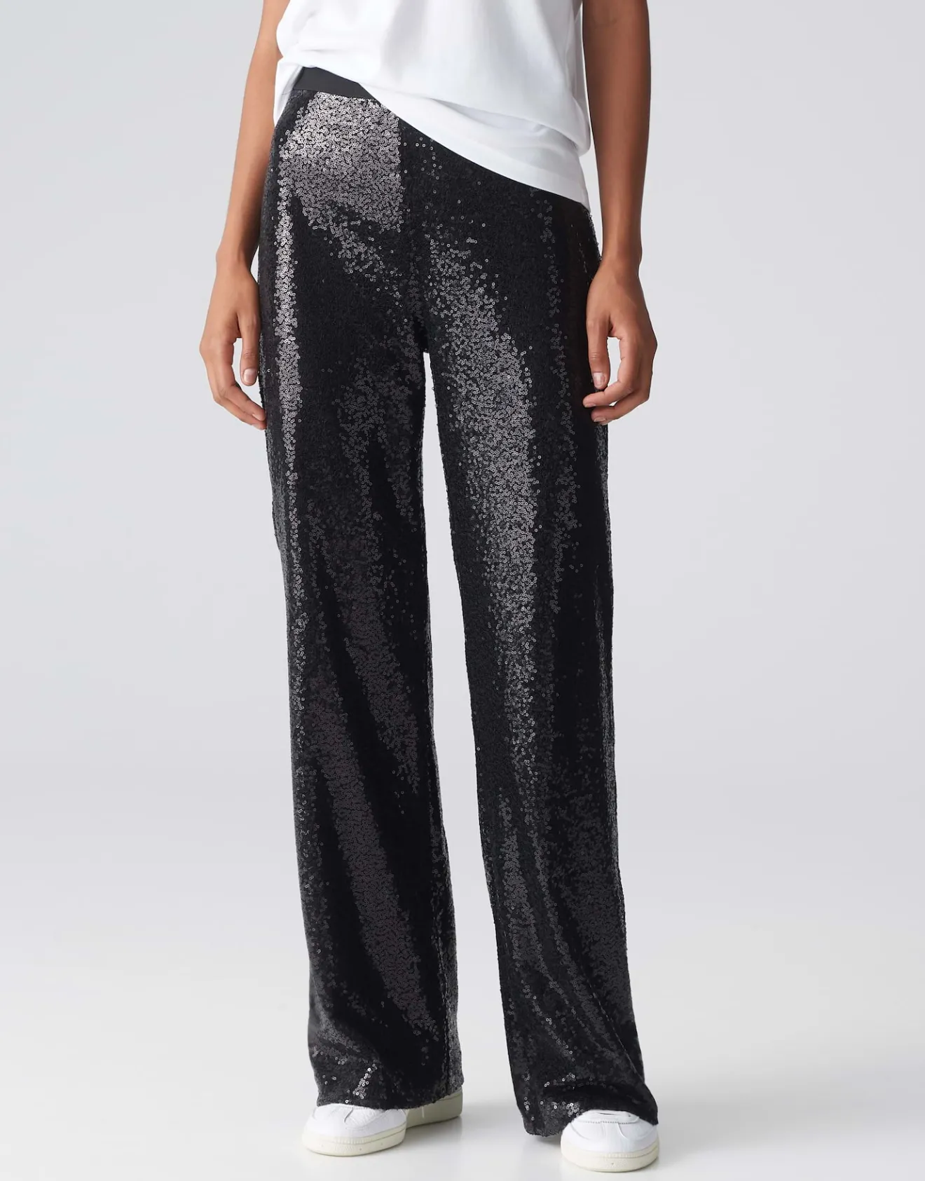 Best Sale Wide Leg Pants MIKKELINE mit Pailletten Hosen